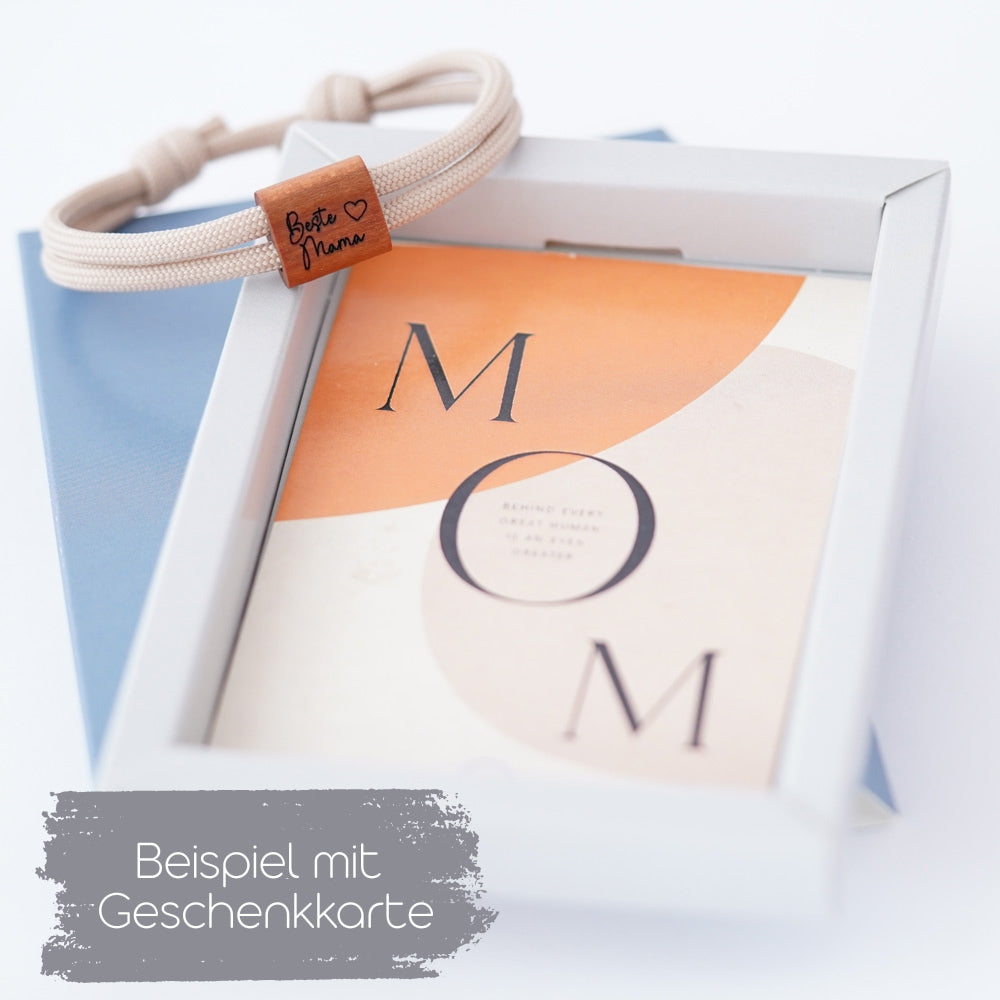 myjori Segeltau Holz Armband zum Muttertag