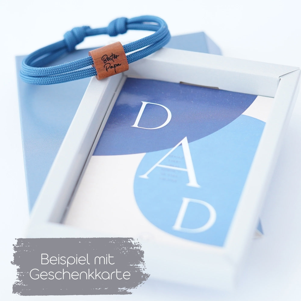 myjori Segeltau Holz Armband zum Vatertag