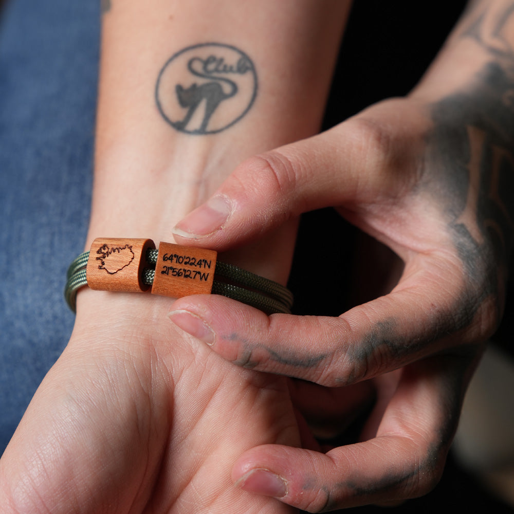 myjori Segeltau Armband Wunschtext zur Geburt