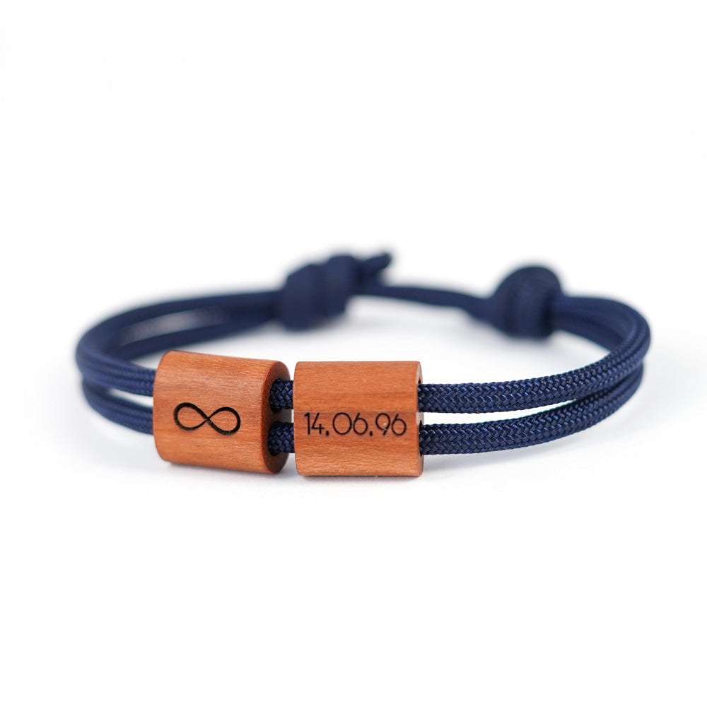 myjori Segeltau Armband mit individueller Gravur