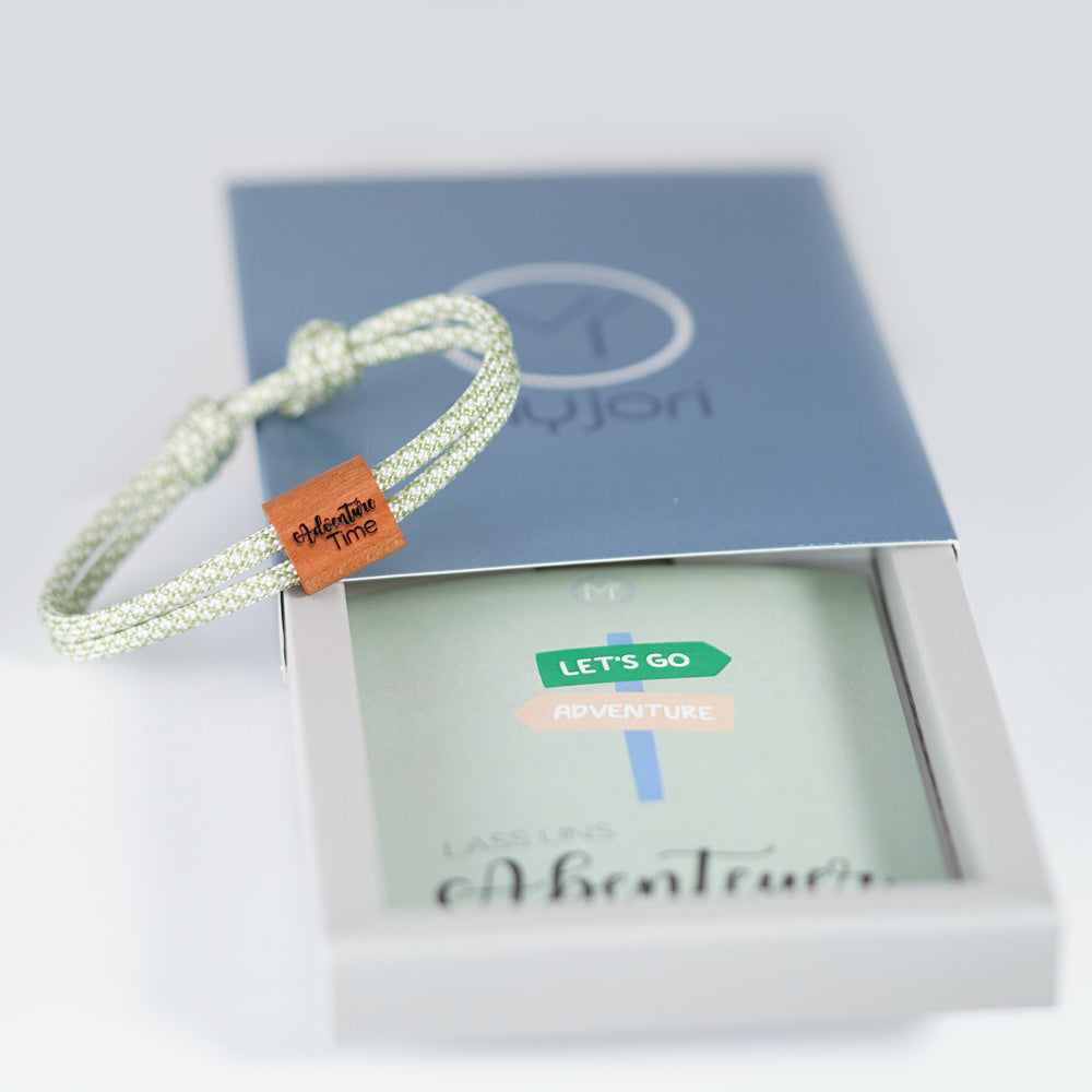 myjori Outdoor-Armband | Segeltauarmband mit Gravur – Adventure Time