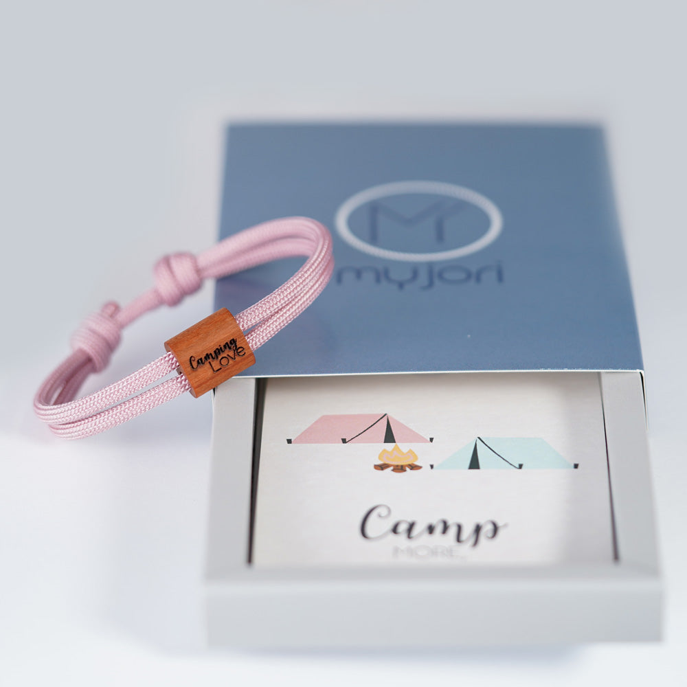 myjori Outdoor-Armband | Segeltauarmband mit Gravur – Camping Love