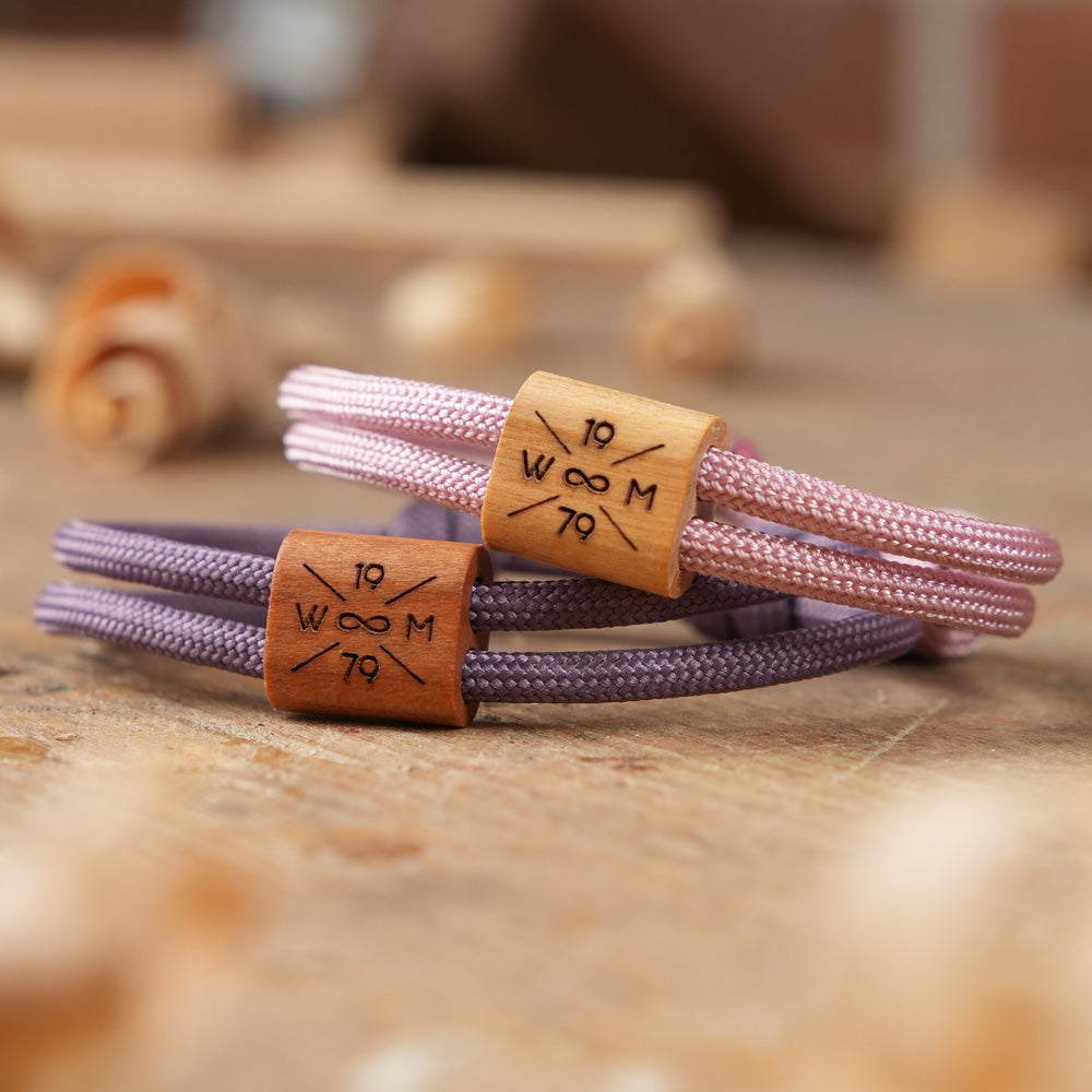 myjori Segeltau Armband mit Initialen Wunschgravur