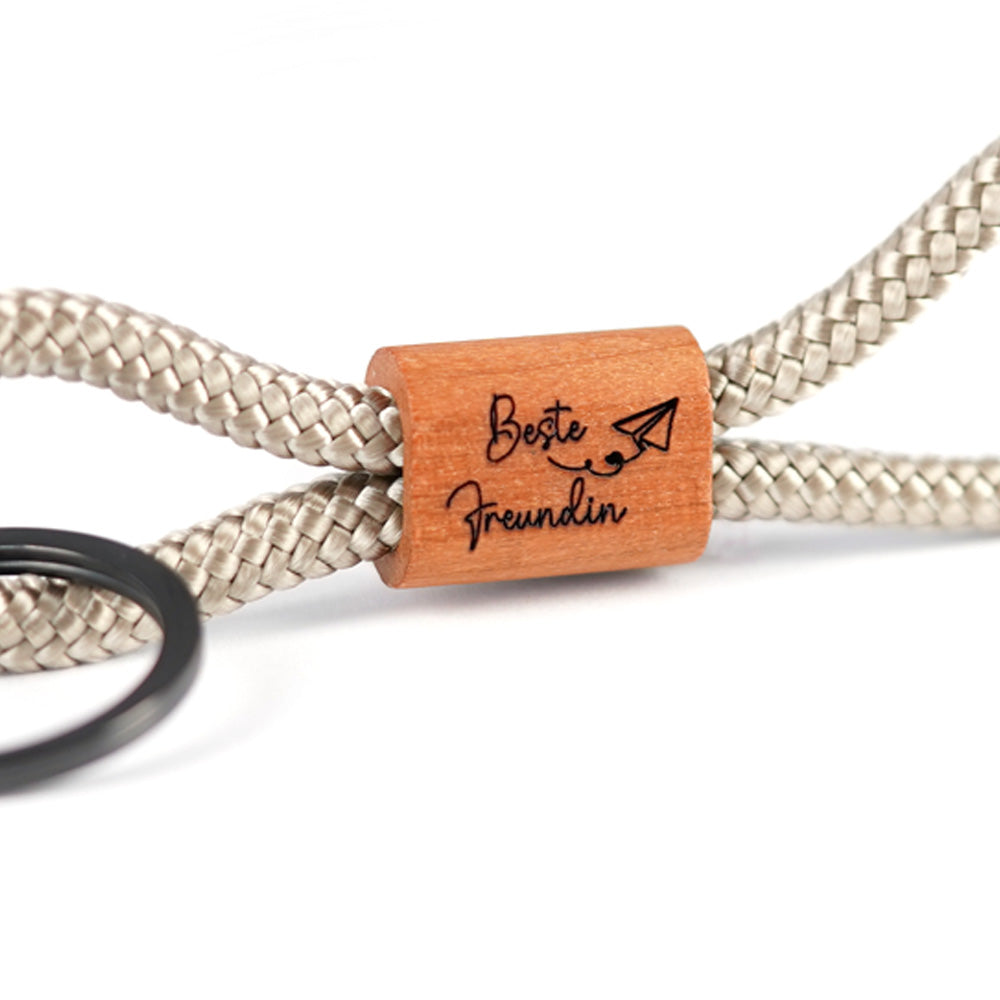 myjori Holzschlüsselanhänger Beste Freundin