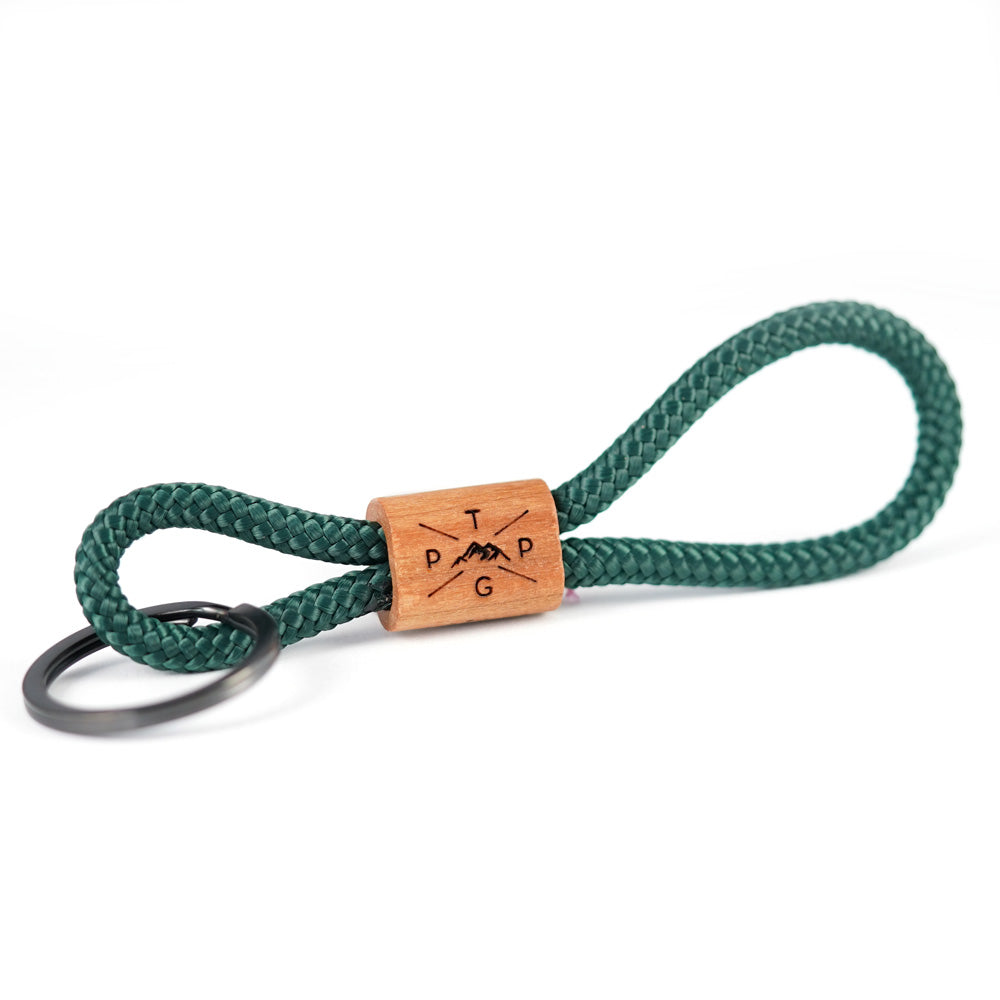 myjori Holz Schlüsselanhänger mit Initial Wunschgravur