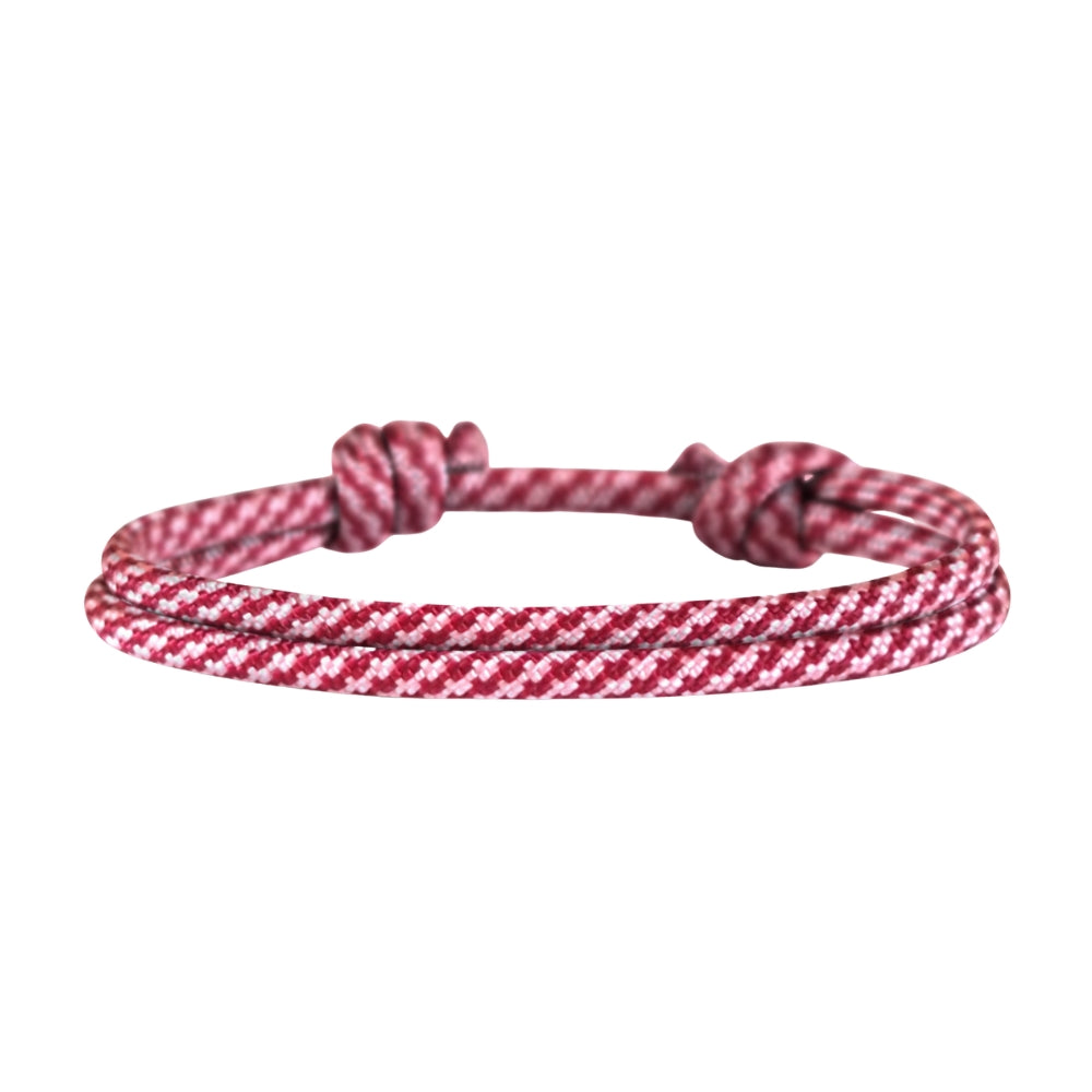 Segeltauarmband Spiral Red