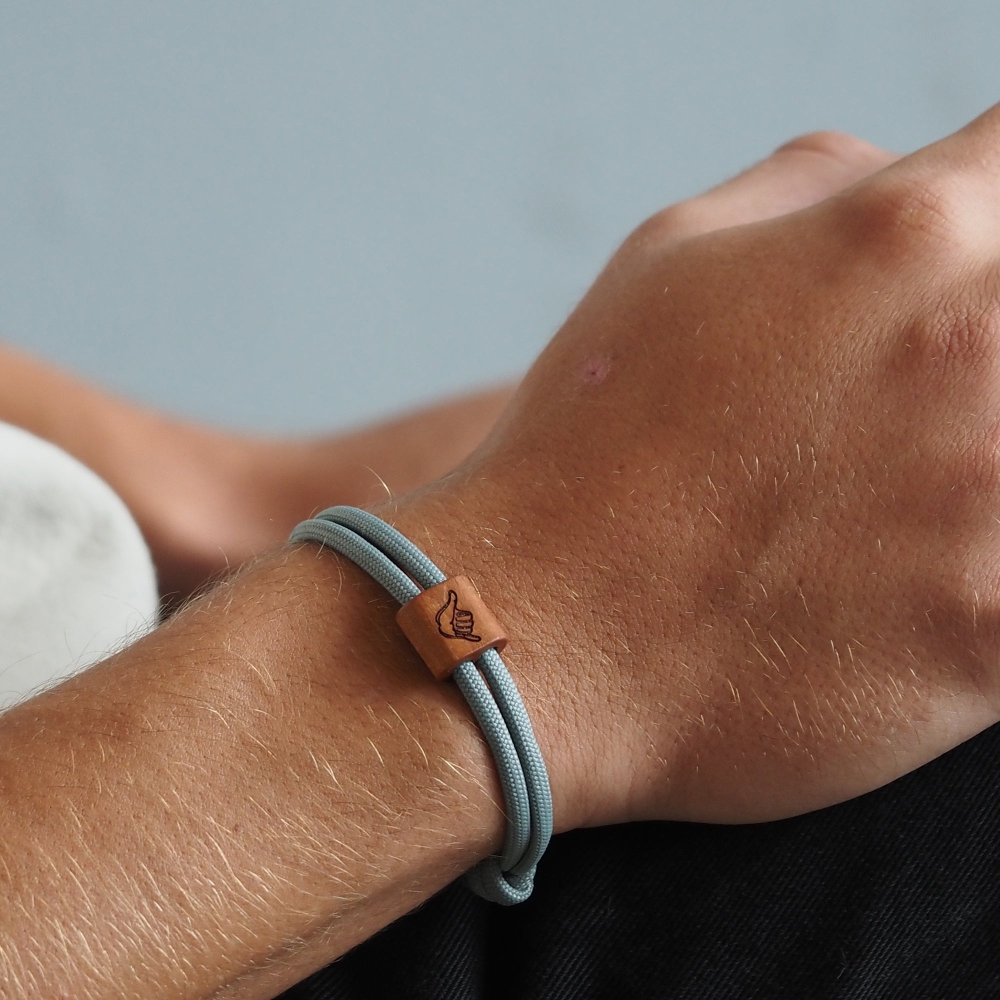 myjori Segeltau Holz Armband Wunschsymbol Hangloose