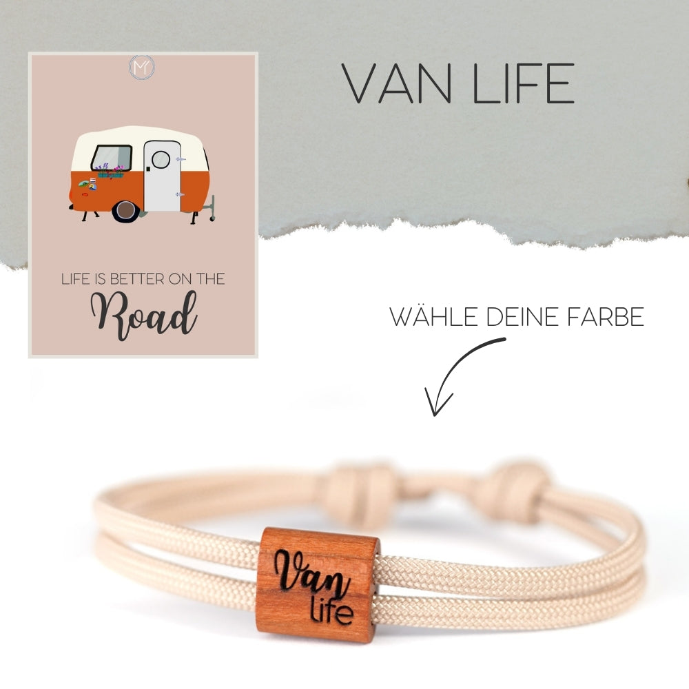 myjori Outdoor-Armband | Segeltauarmband mit Gravur – Van Life