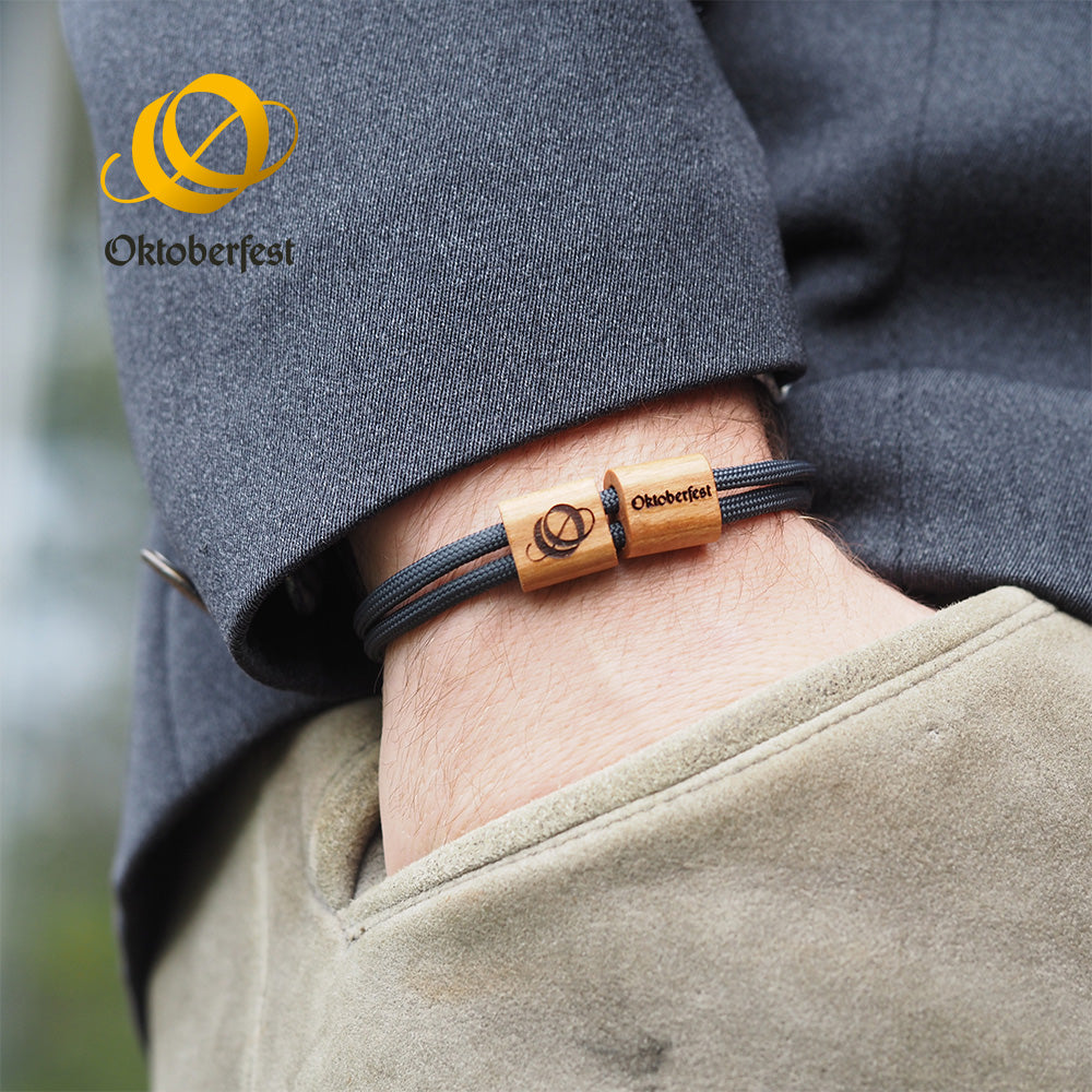 Segeltauarmband Oktoberfest™ Holz duo