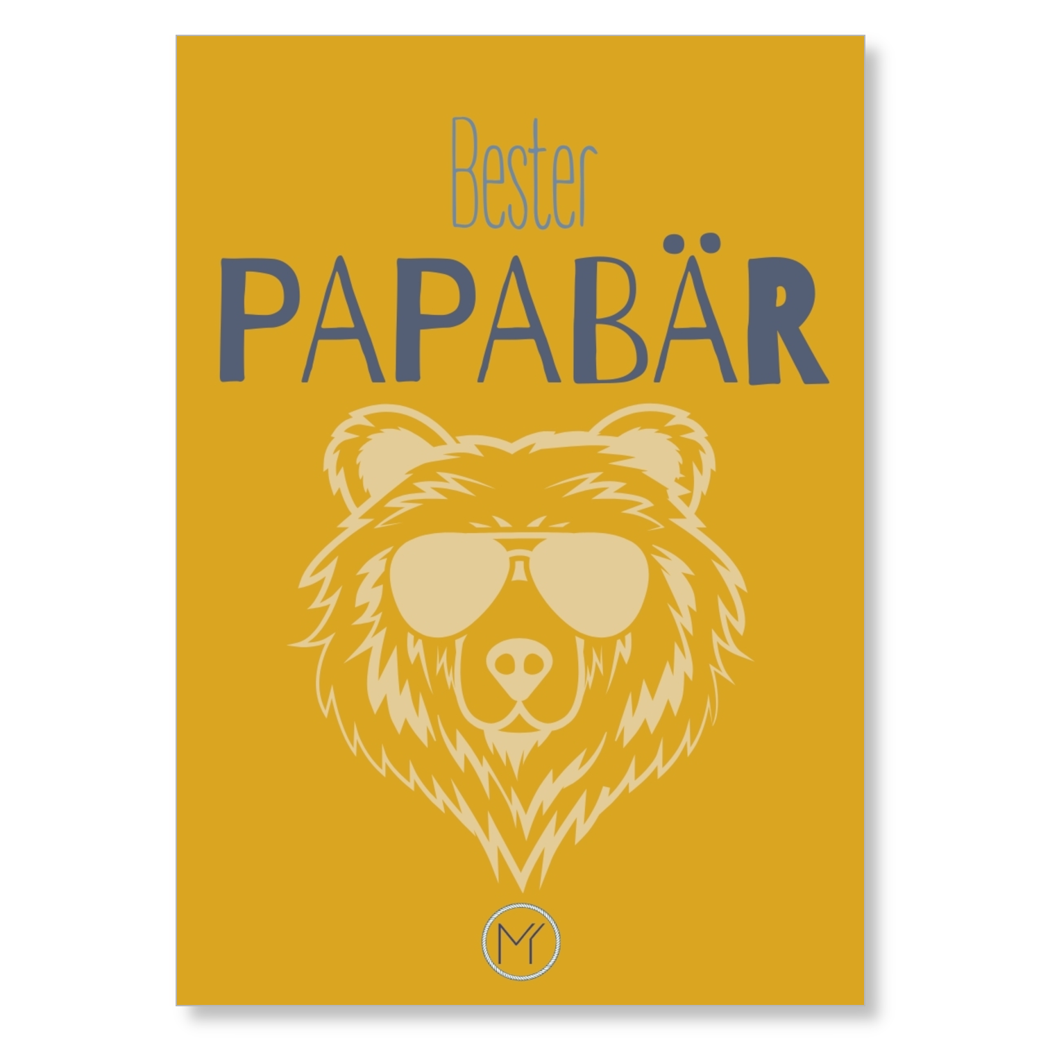 Inlay Karte Vatertag Papabär