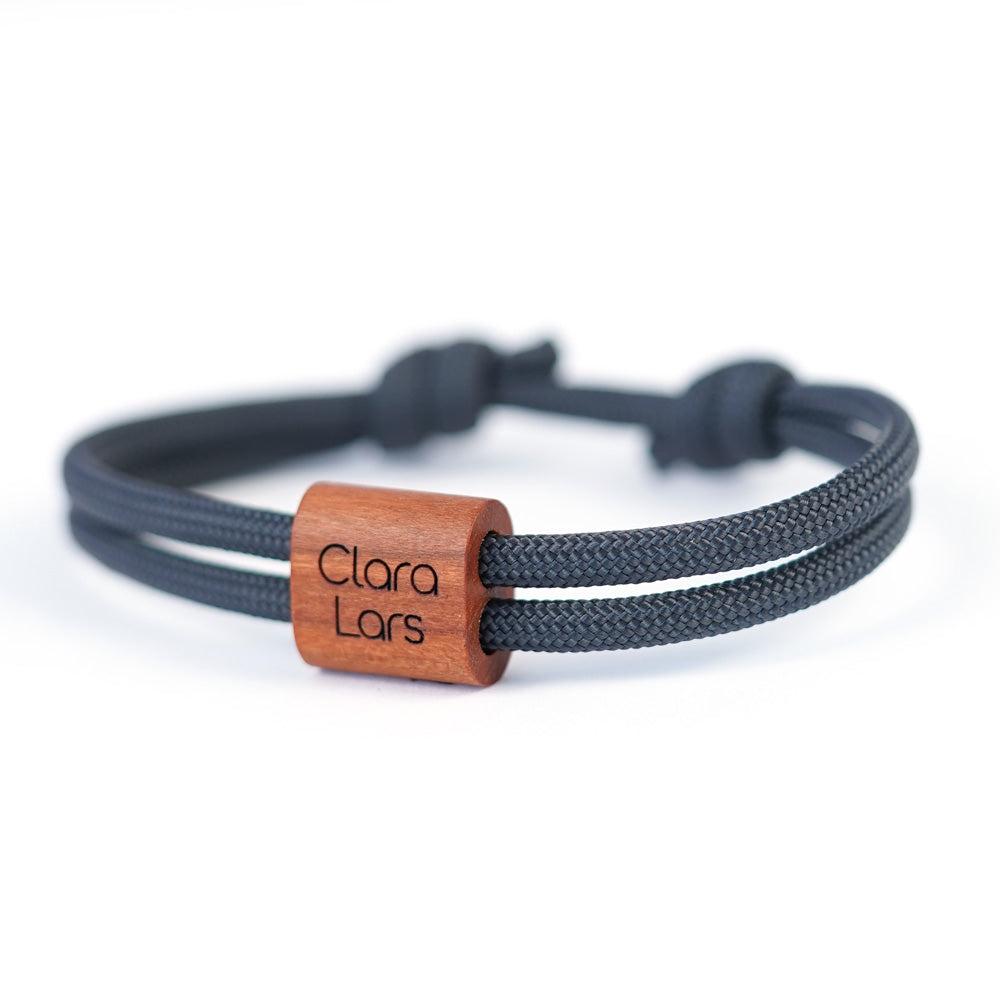 myjori Segeltau Armband mit Namen mit deinem Wunschtext