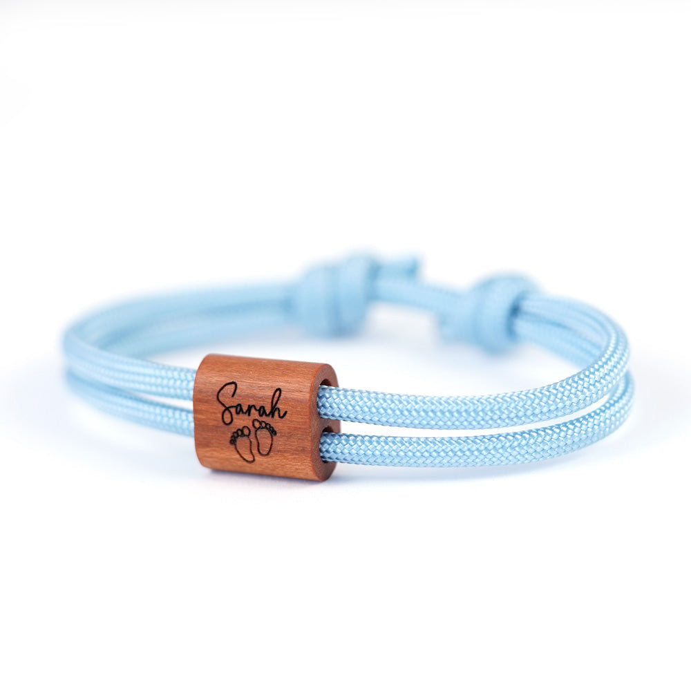 myjori Segeltau Armband mit Namen personalisierbar zur Geburt