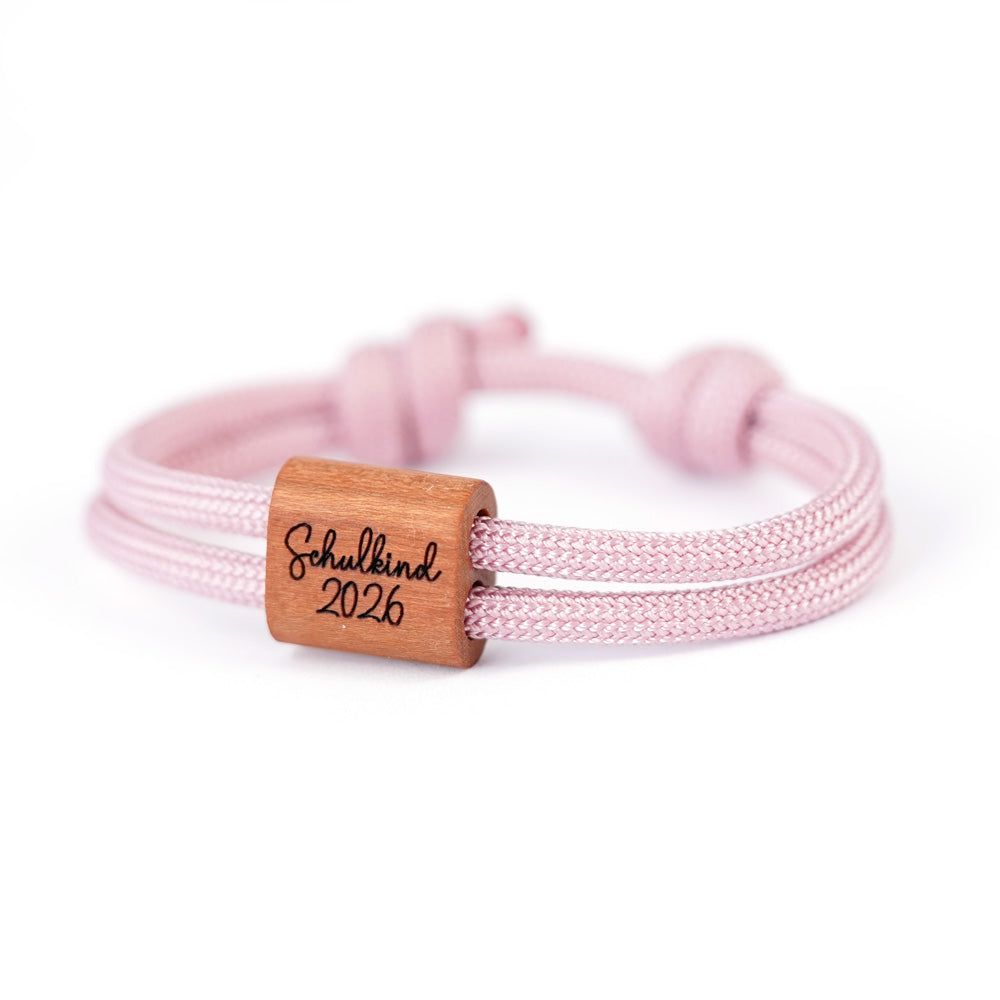 myjori Holz Segeltauarmband Einschulung 2026