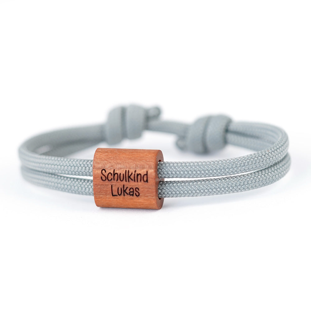 myjori Segeltauarmband mit persönlicher Gravur zum Schulanfang