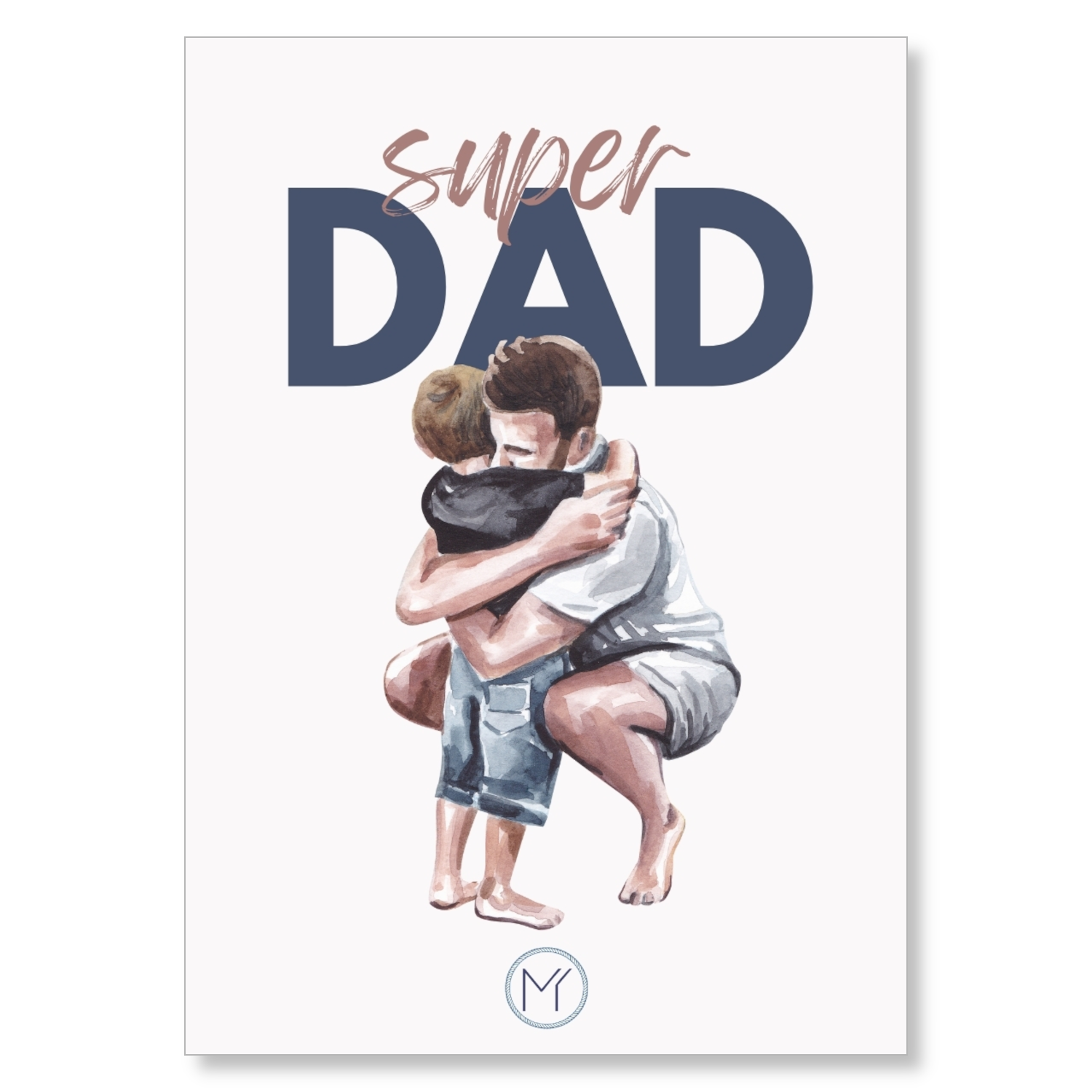 Inlay Karte Vatertag Super Dad