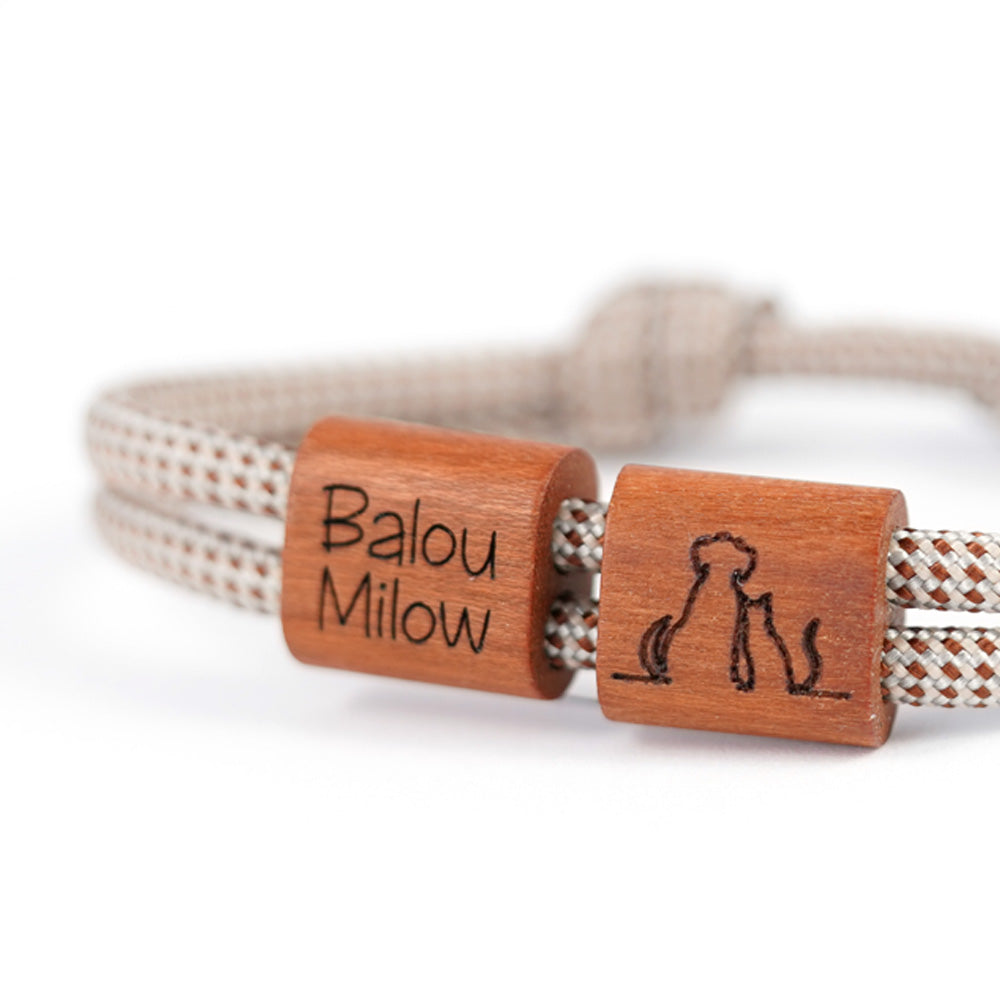 myjori Segeltau Armband mit deiner persönlicher Gravur