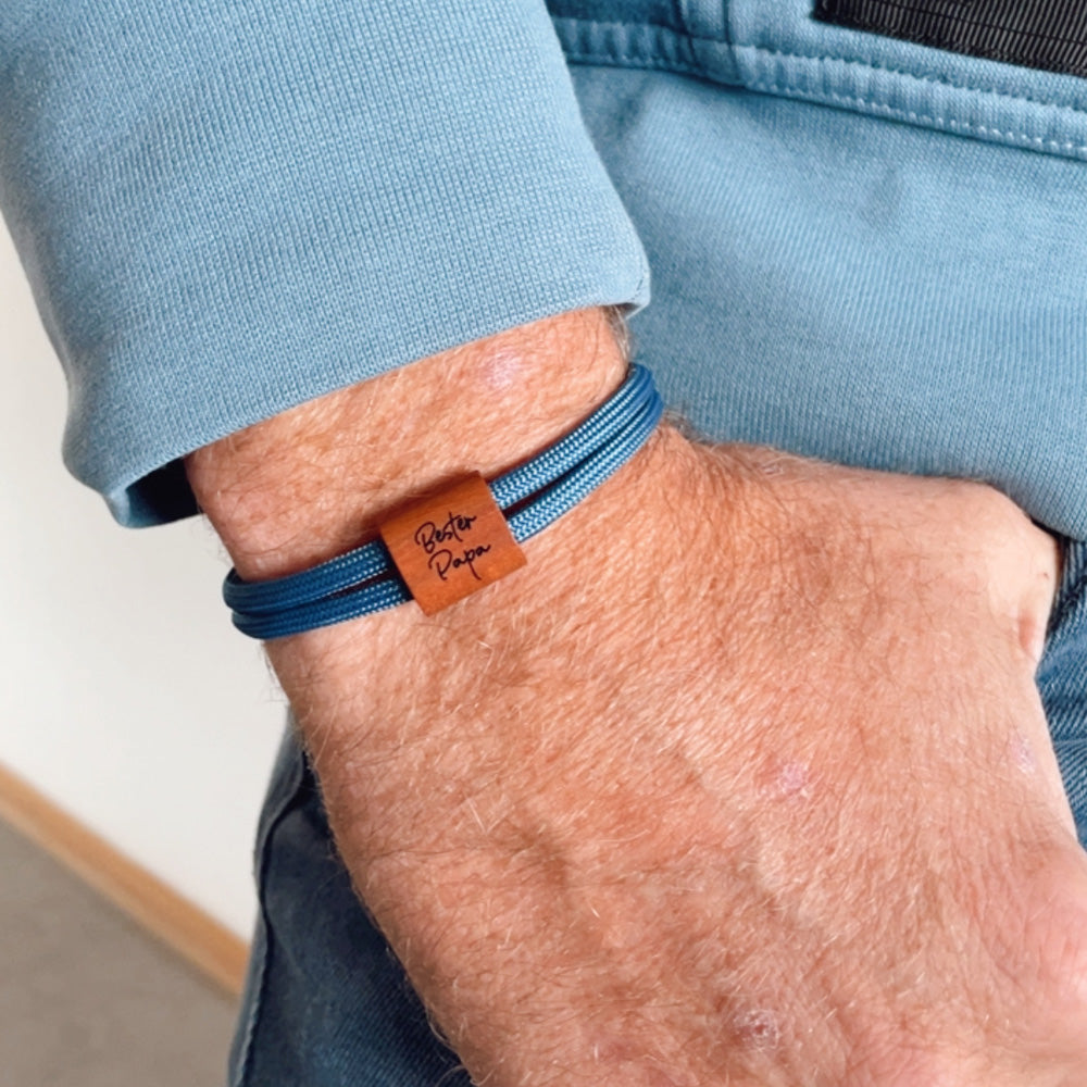 myjori Segeltau Holz Armband Papa Bär zum Vatertag
