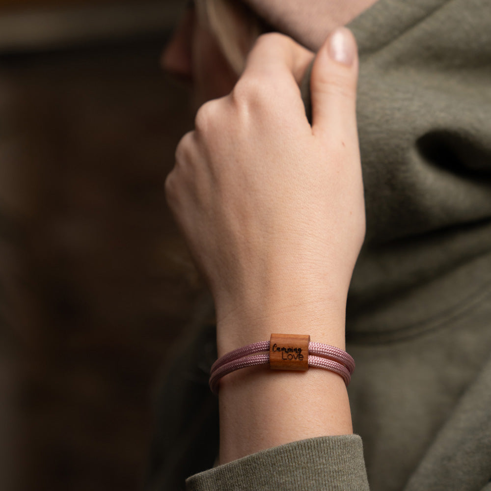 myjori Outdoor-Armband | Segeltauarmband mit Gravur – Camping Love