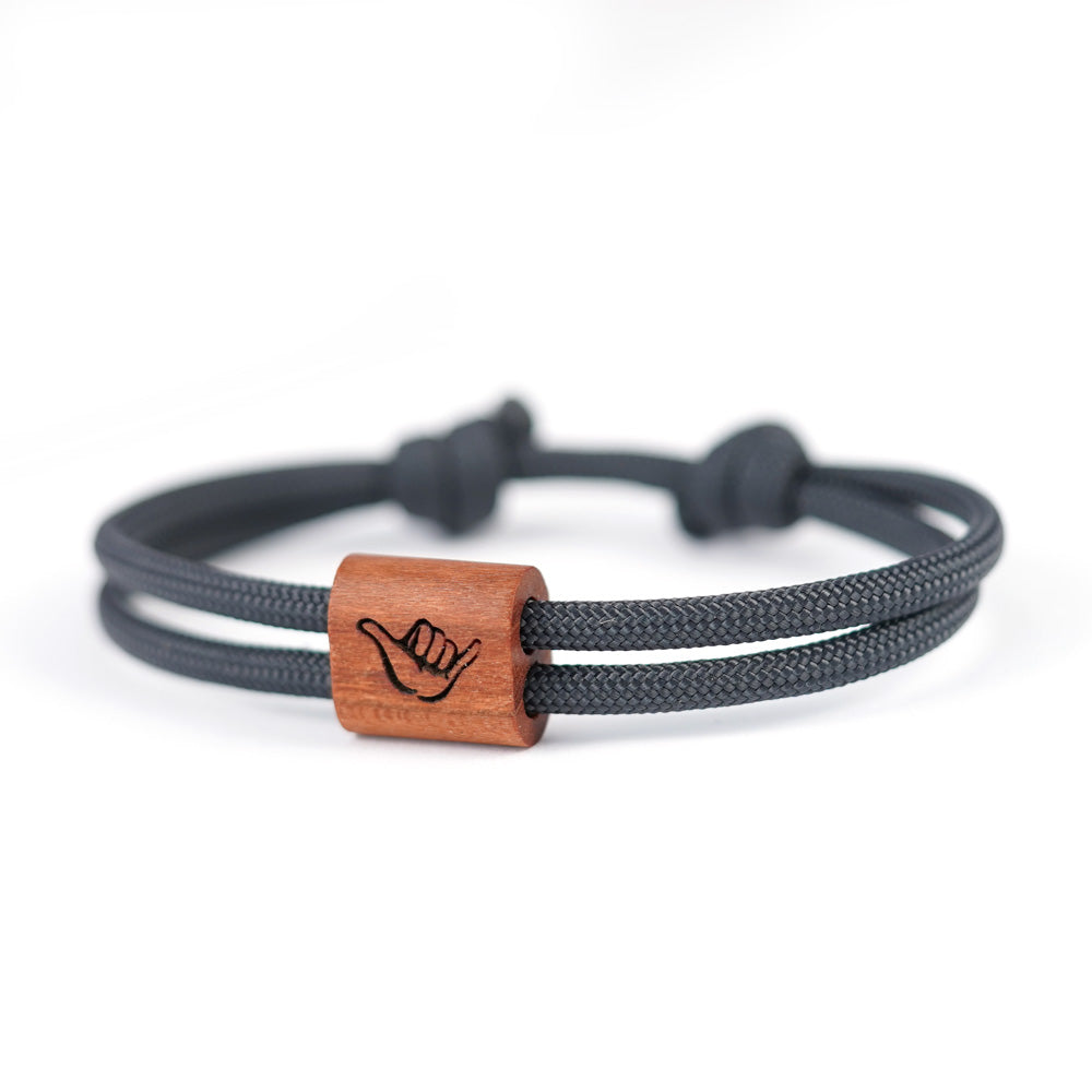 myjori Segeltau Holz Armband Wunschsymbol Hangloose