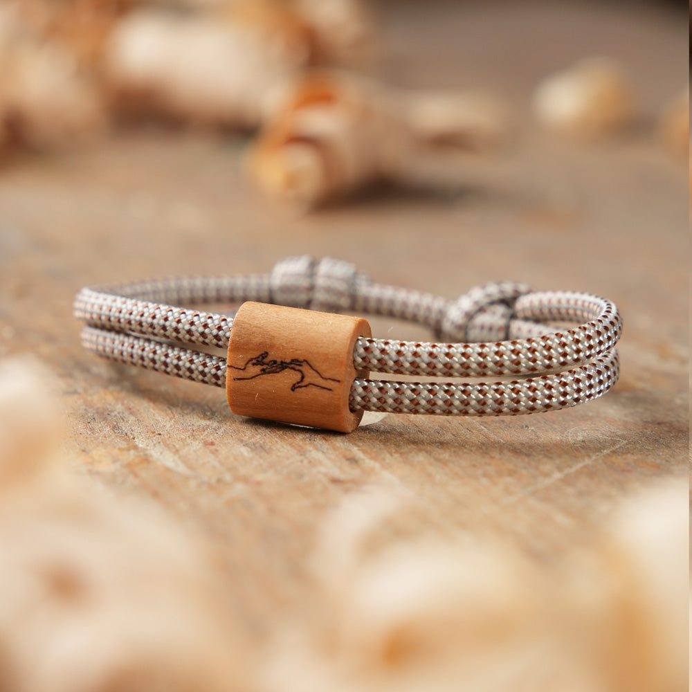 myjori Segeltau Holz Armband Wunschsymbol Fingerschwur