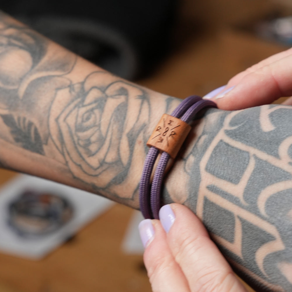 myjori Segeltau Armband mit Initialen Gravur