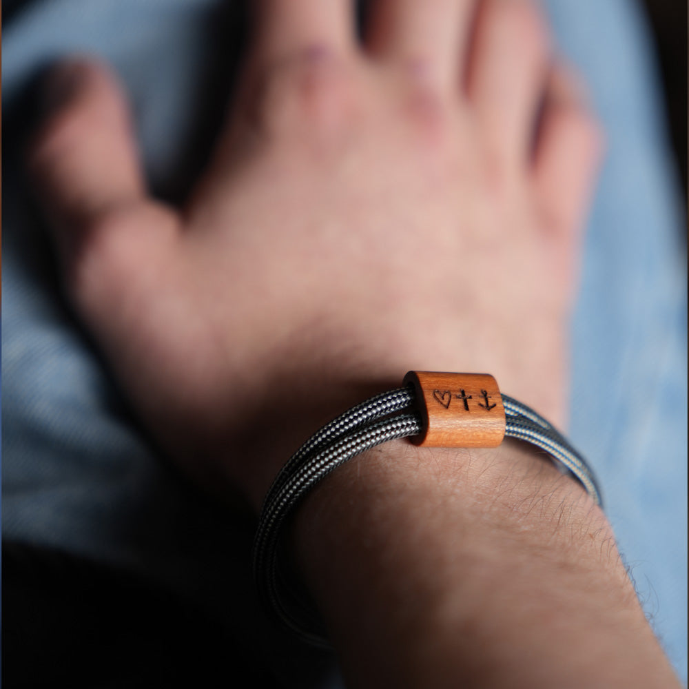 myjori Segeltauarmband mit Symbol zur Kommunion