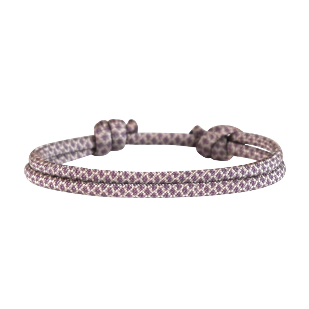 Segeltauarmband Mauve Diamonds