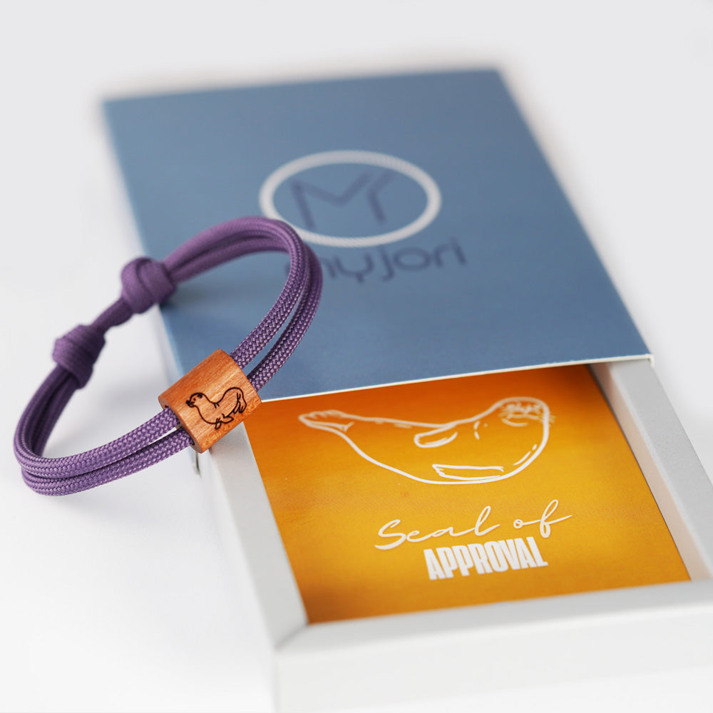 myjori Maritim-Armband | Segeltauarmband mit Gravur – Robbe