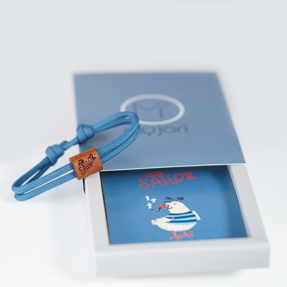 myjori Maritim-Armband | Segeltauarmband mit Gravur – Sailor