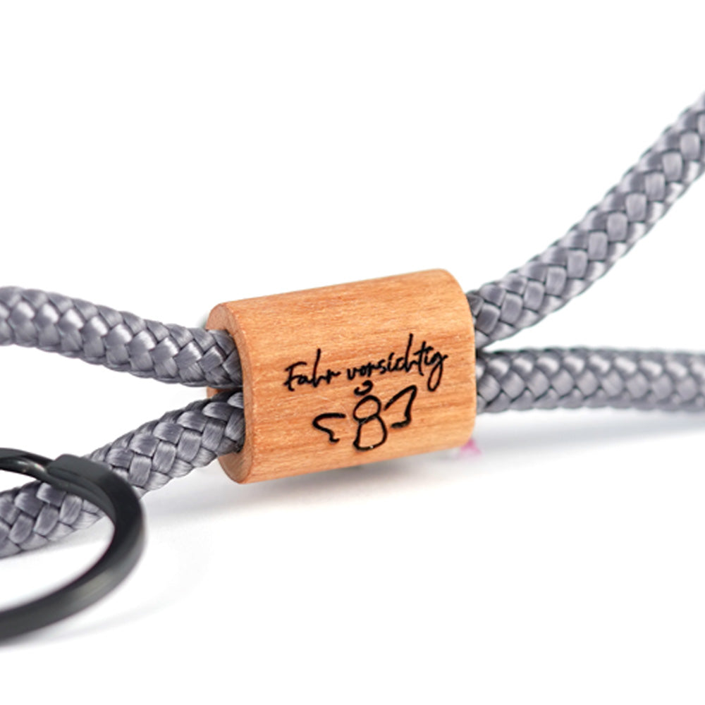 myjori Holzschlüsselanhänger Fahr vorsichtig Schutzengel