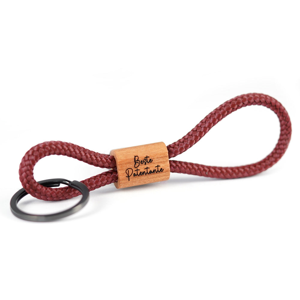 myjori Holzschlüsselanhänger Beste Patentante