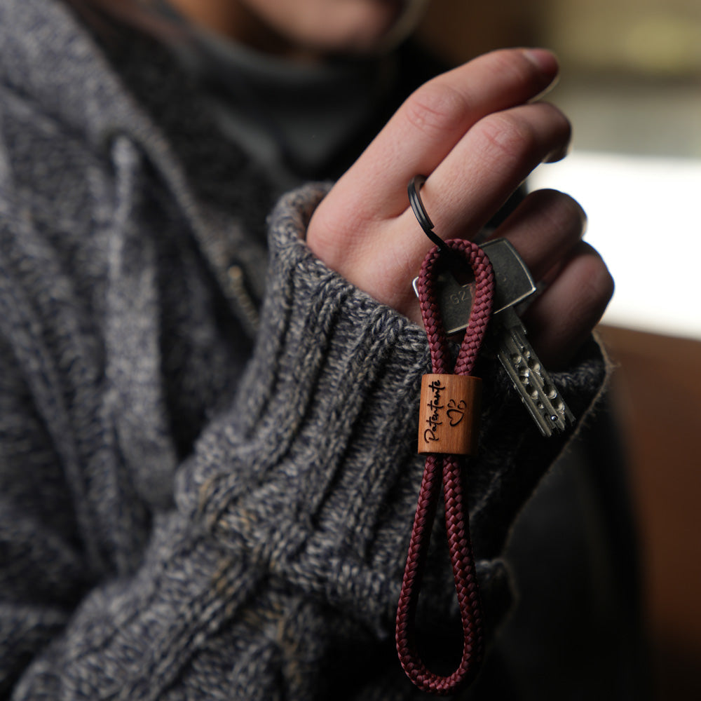 myjori Holzschlüsselanhänger Beste Patentante