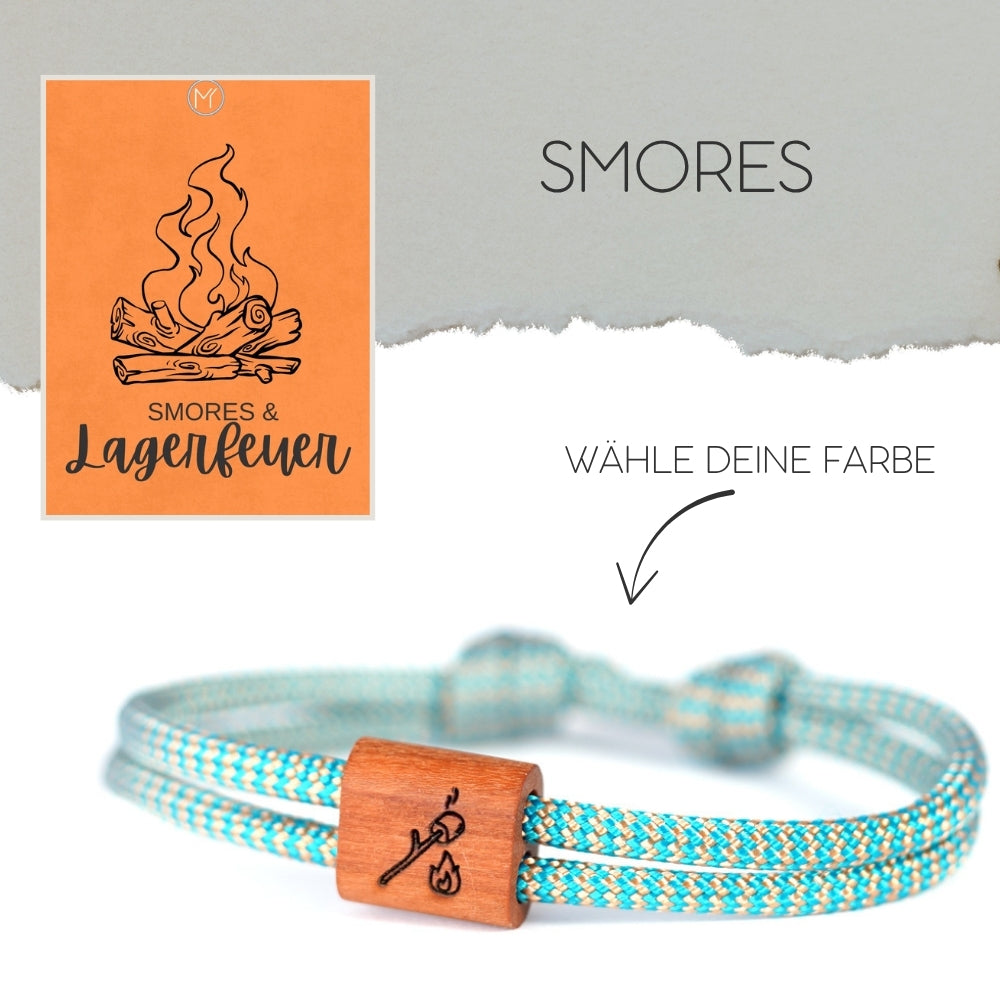 myjori Outdoor-Armband | Segeltauarmband mit Gravur – Smores
