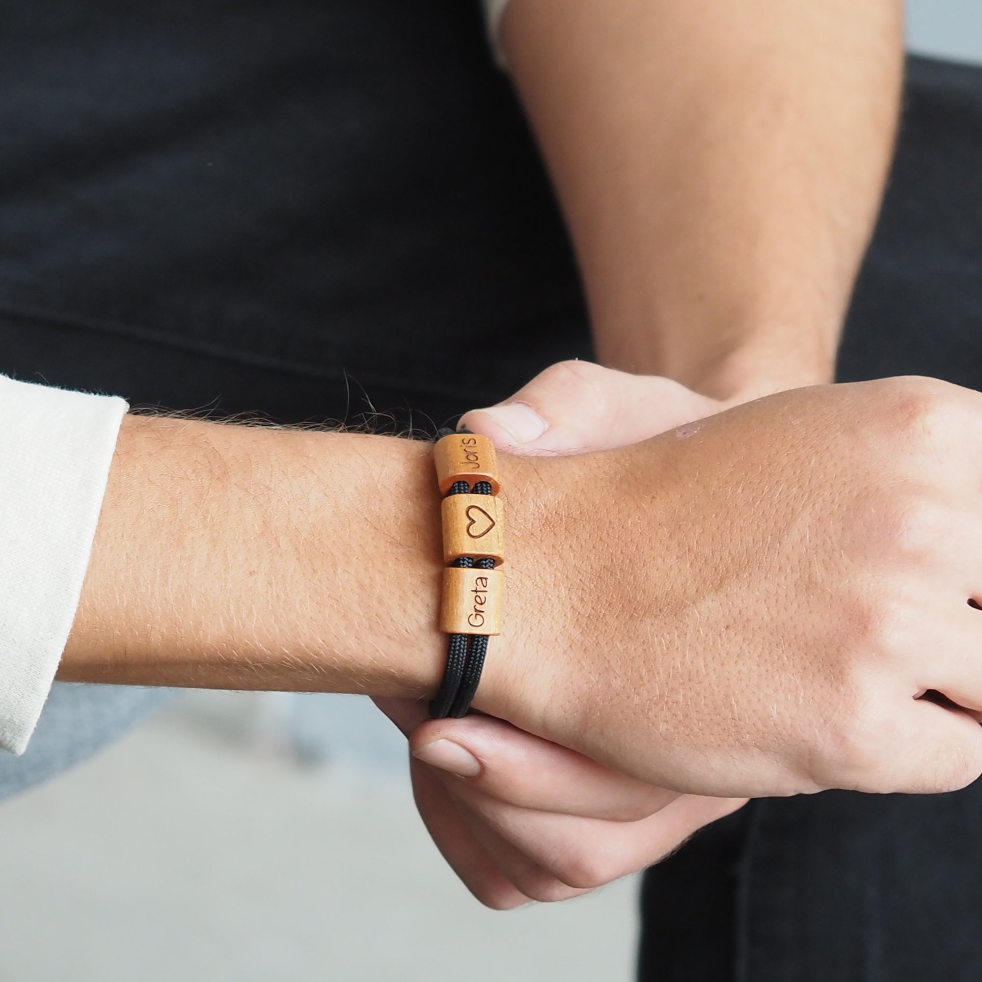 myjori Boys Segeltau Armband mit Wunschgravur