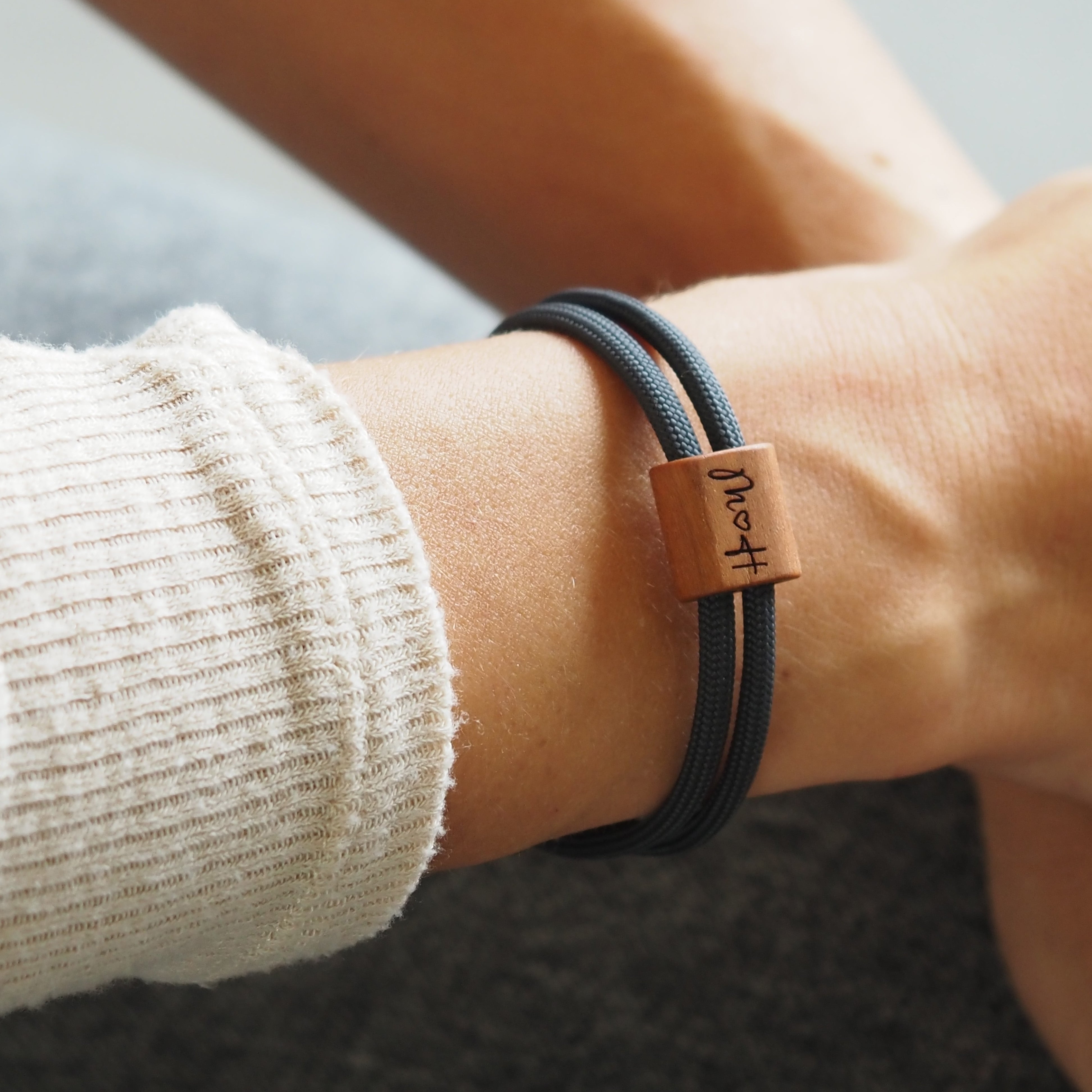 myjori Segeltau Armband mit Initialien & Symbol