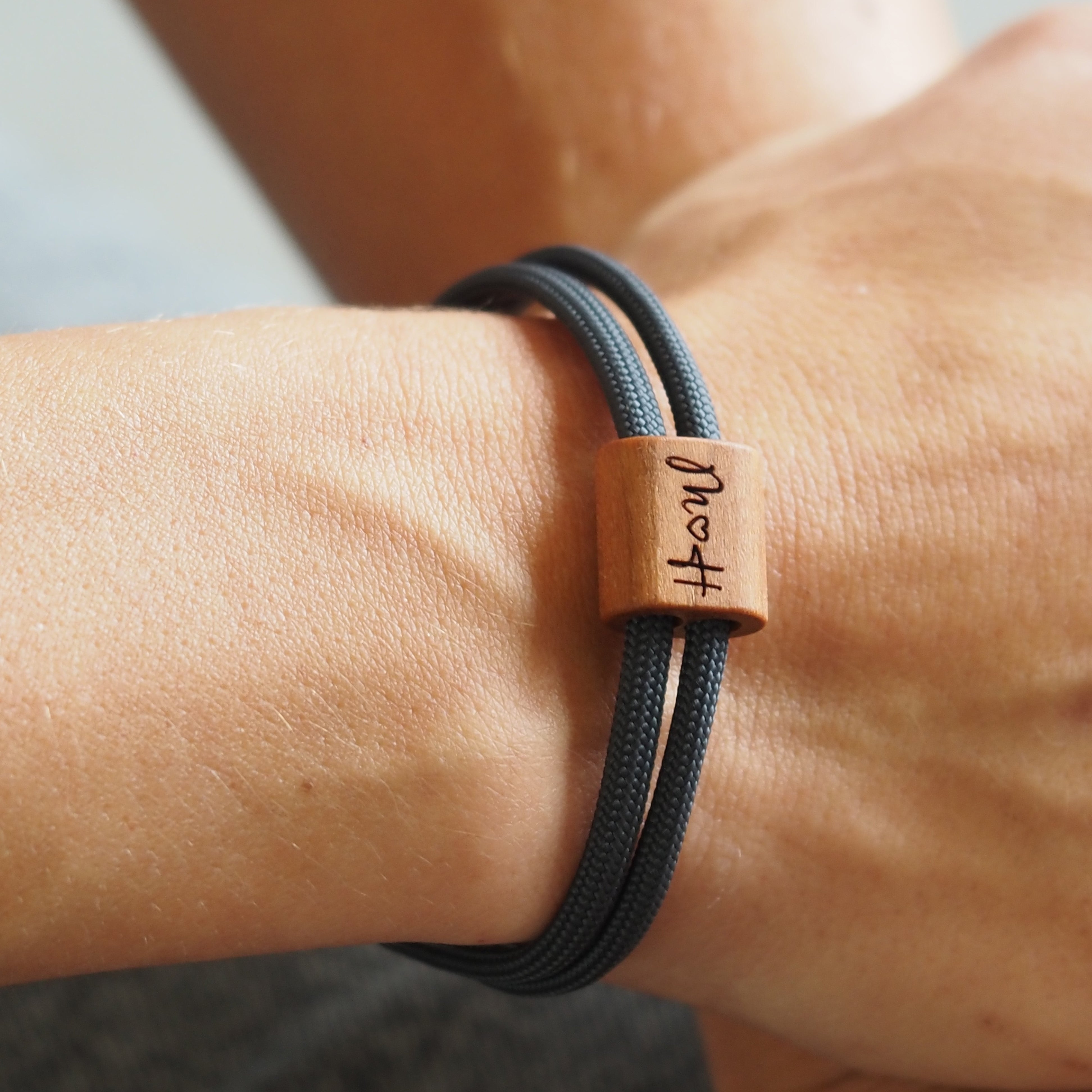 myjori Segeltau Armband mit Initialien & Symbol