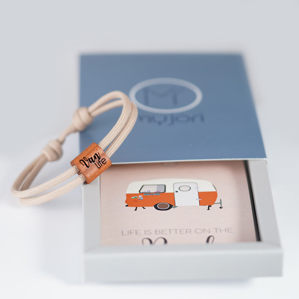 myjori Outdoor-Armband | Segeltauarmband mit Gravur – Van Life